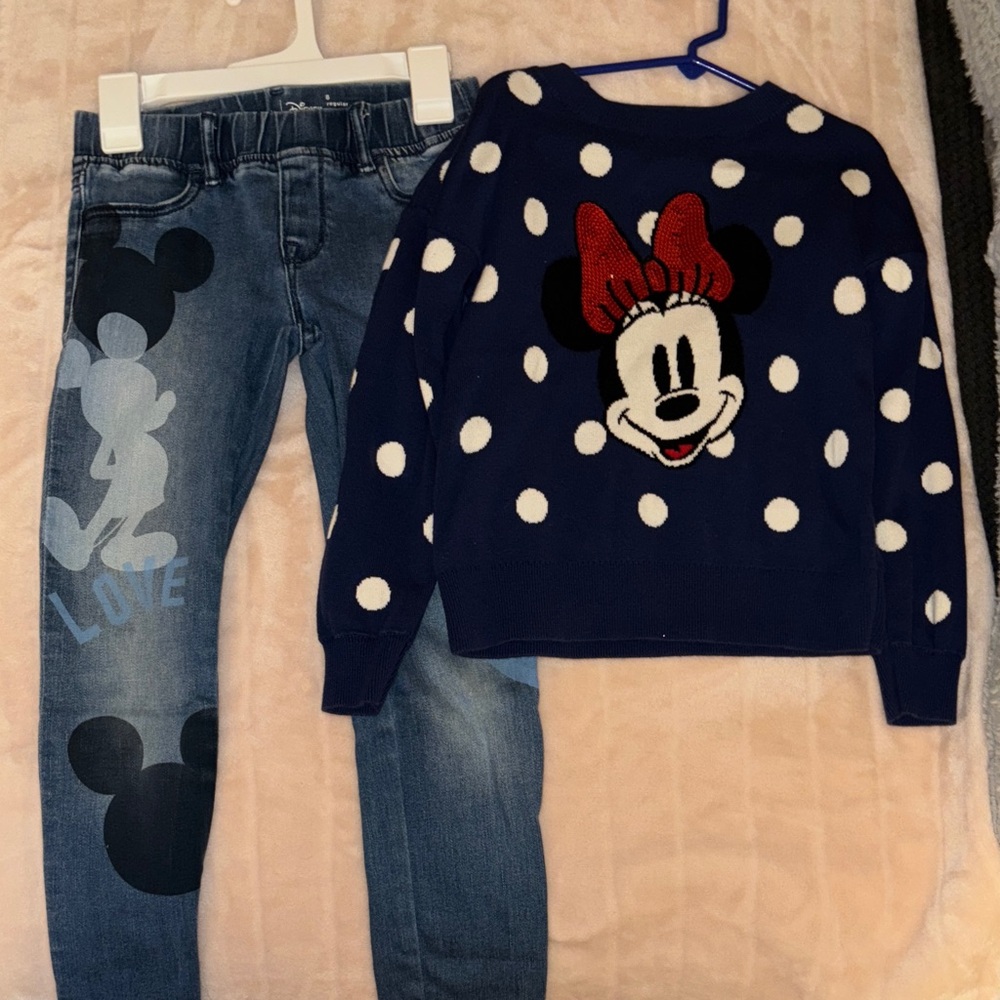 GAP DISNEY Kids Matching Set - Navy and White